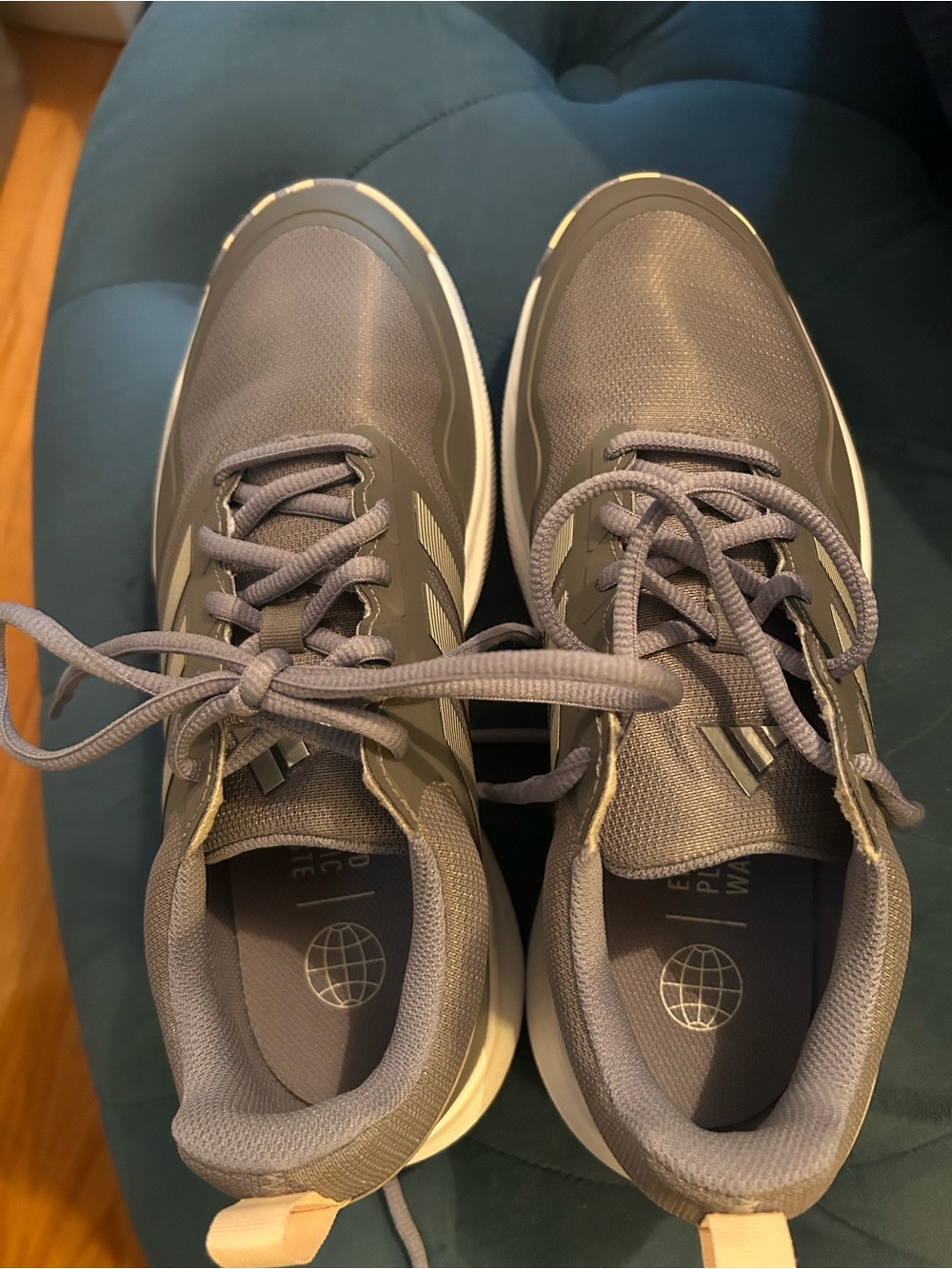 adidas Men's Sneakers in Gray with White Accents